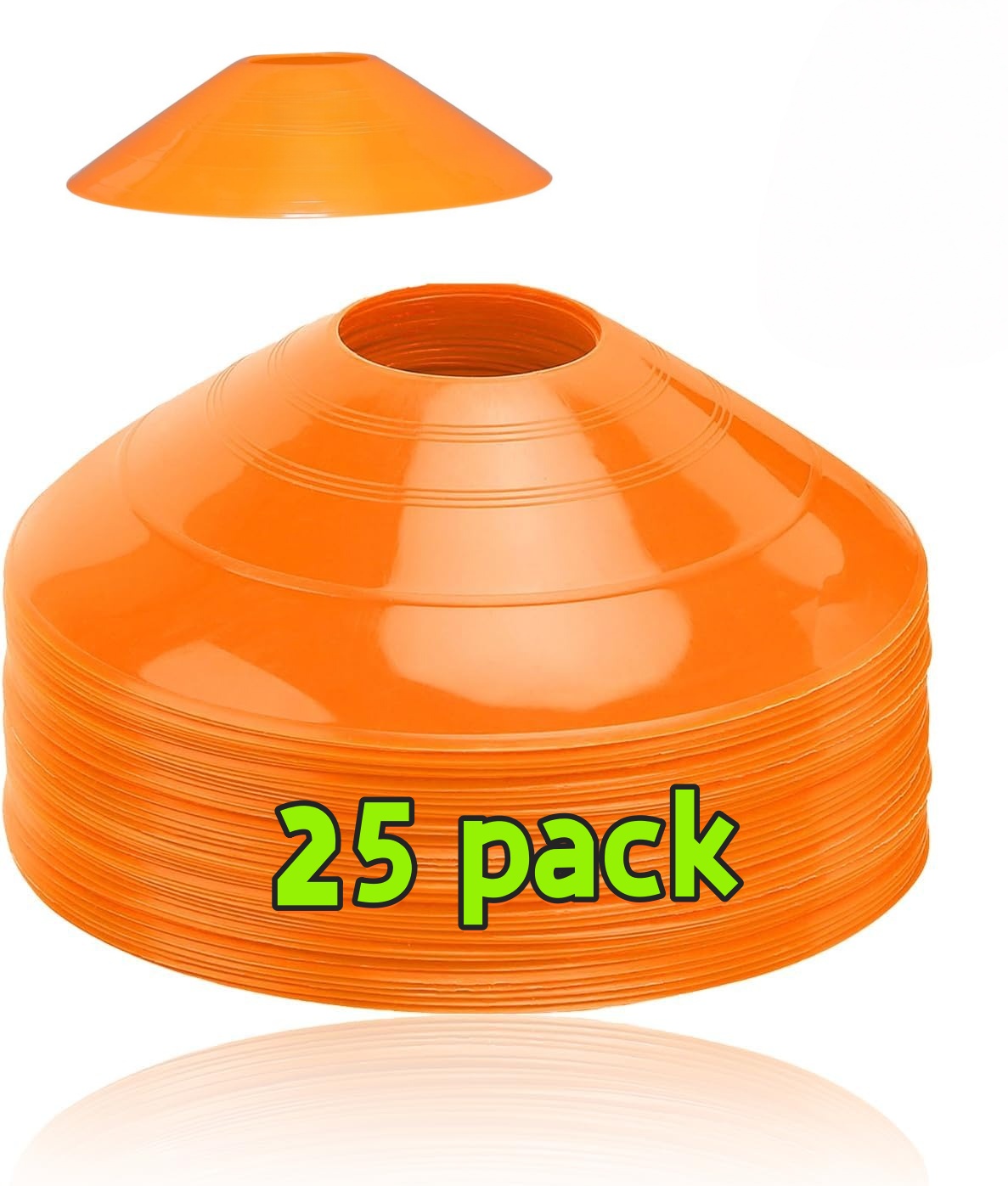 Sports Equipment For Training - 25 Pack football cone plate football