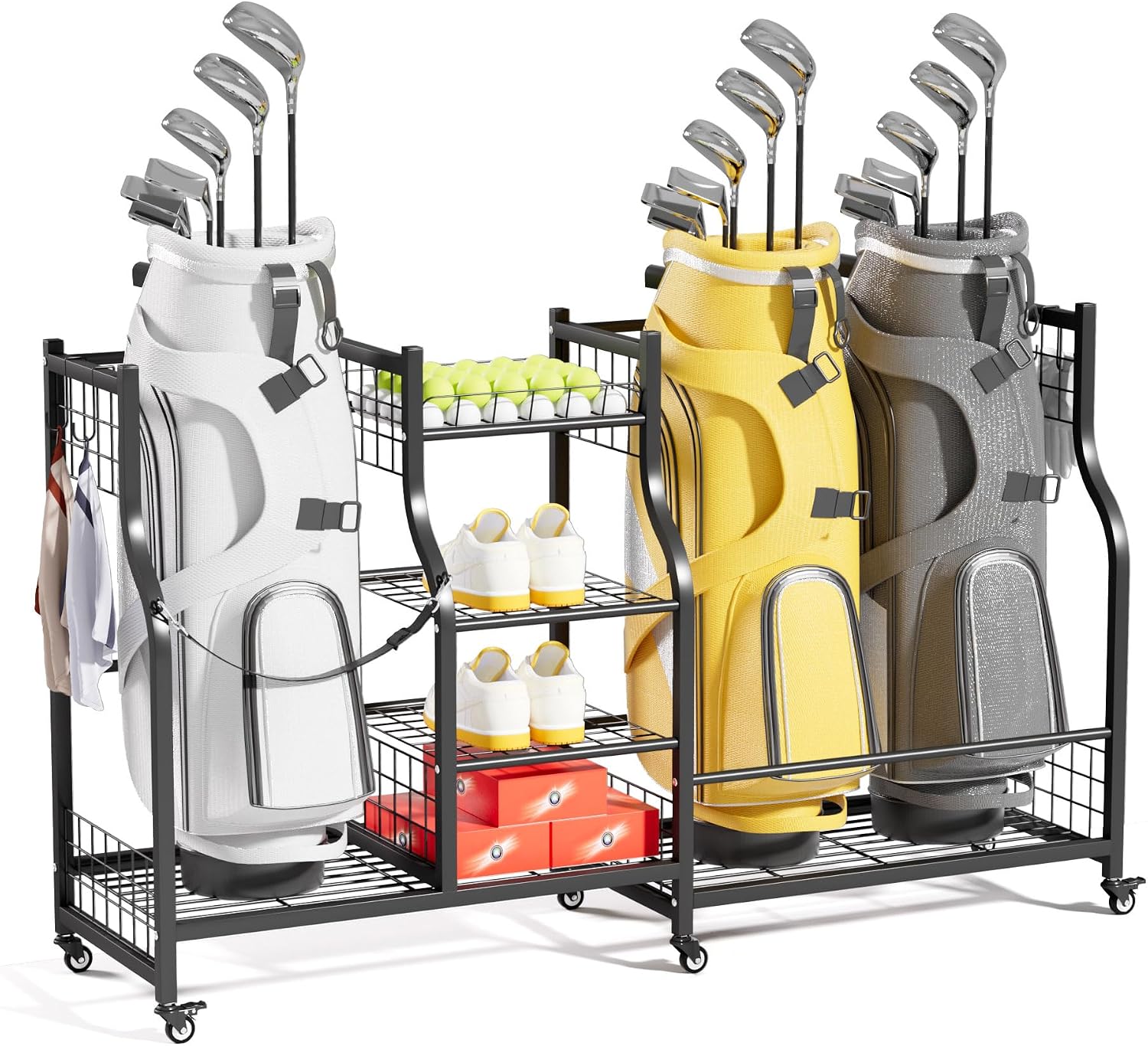 Golf Bag Storage Rack Organize - Sports Equipment Storage Rack recension och pris