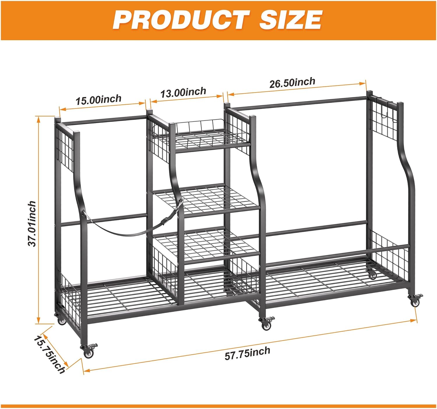 Golf Bag Storage Rack Organize - Sports Equipment Storage Rack recension och pris