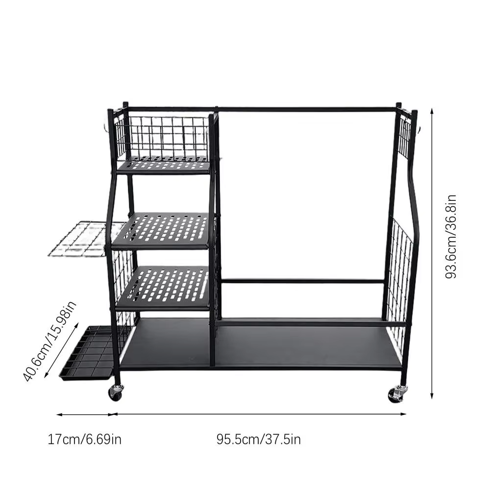 Golf Bag Storage Garage Organi - Sports Equipment Storage Rack recension och pris
