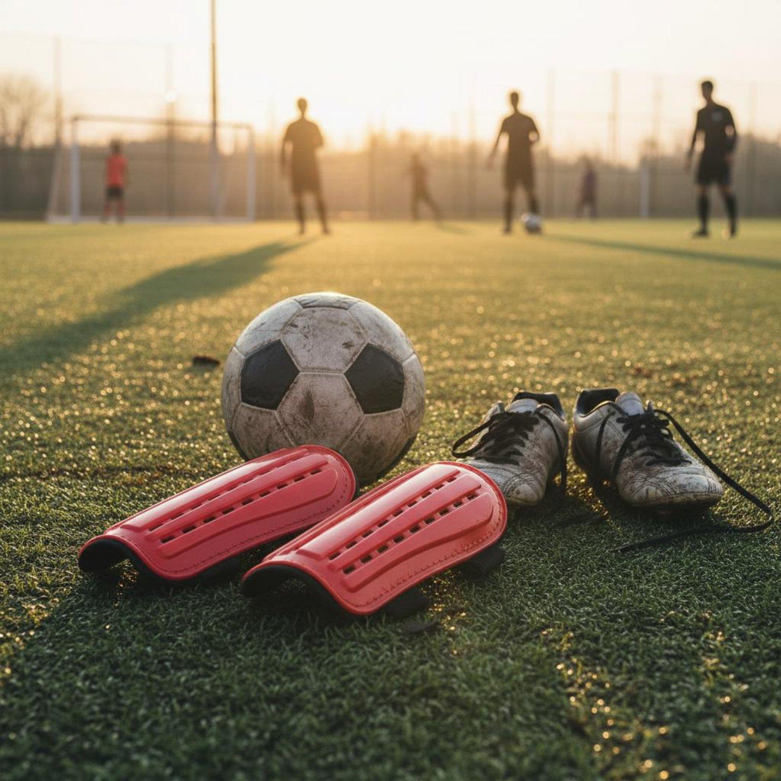 Soccer Shin Guards with Fasten - Sports Equipment For Training recension och pris