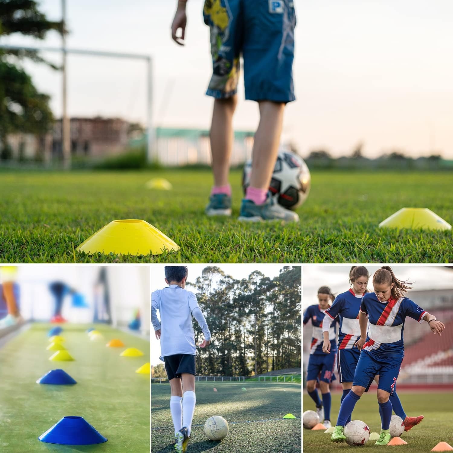 5 Pcs Football Training Plates - Sports Equipment For Training recension och pris