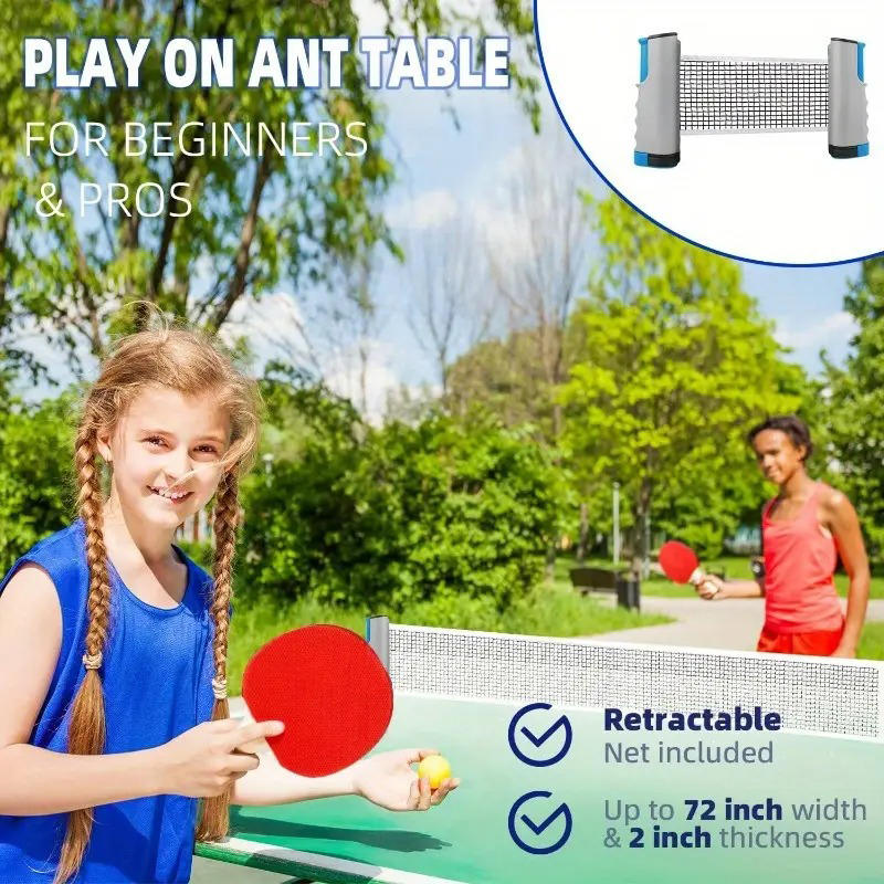 Retractable Table Tennis Net A - Sports Equipment For Tennis recension och pris