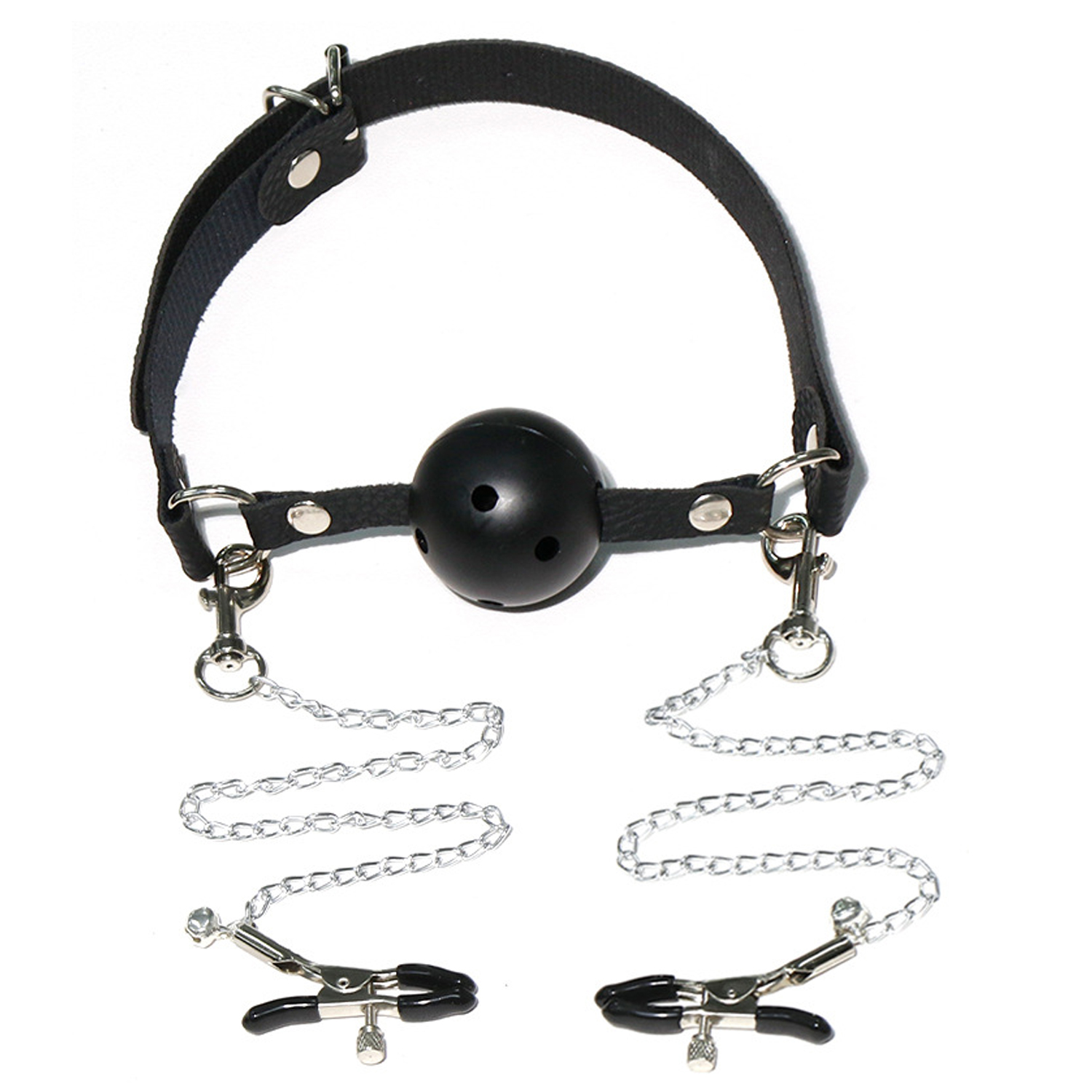 SM Mouth Gag Nipple Clamp BDSM - Bocce Ball Set recension och pris