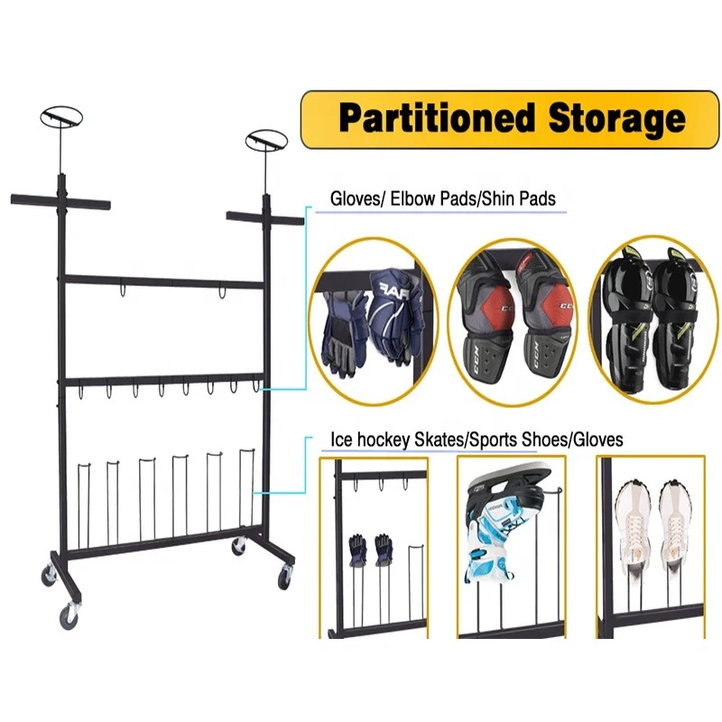 Custom Store Floor Sports Equi - Sports Equipment Storage Rack recension och pris
